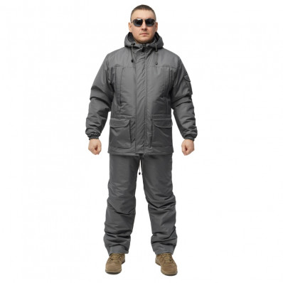 Костюм демісезонний "Fish Camo" для полювання та риболовлі - Grey