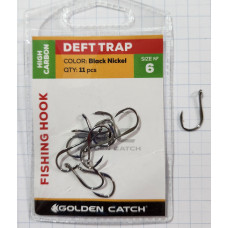 Гачки для риболовлі Golden Catch Deft Trap № 6