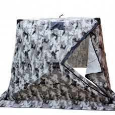 Намет  з виходом під трубу для зимової риболовлі Daster КУБ 240x240x210 см утеплений 