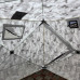 Палатка утепленная с выходом под трубу  для зимней рыбалки Daster КУБ 240x240x210 см 
