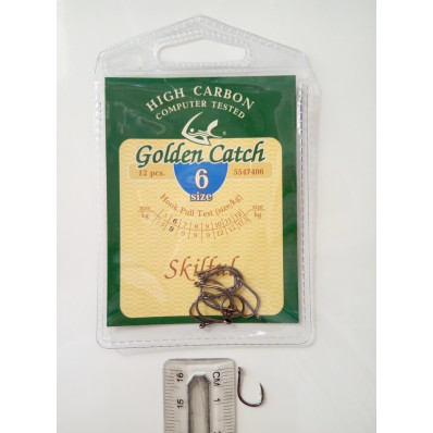 Крючки для рыбалки Golden Catch Skilful № 6