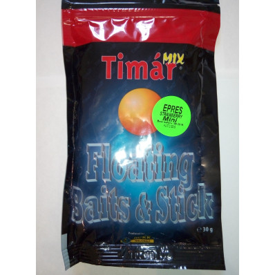  Прикормка воздушное тесто Timar  mix Клубника 30 г (наживка рыболовная) 